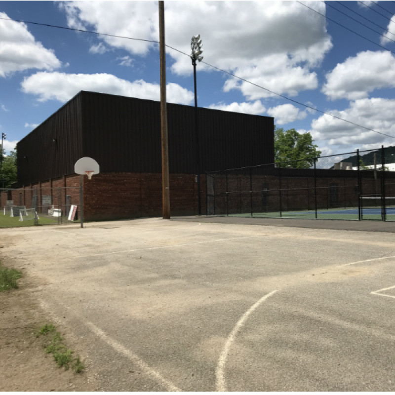 Outdoor Basketball Court